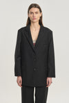 Black wool tailored jacket