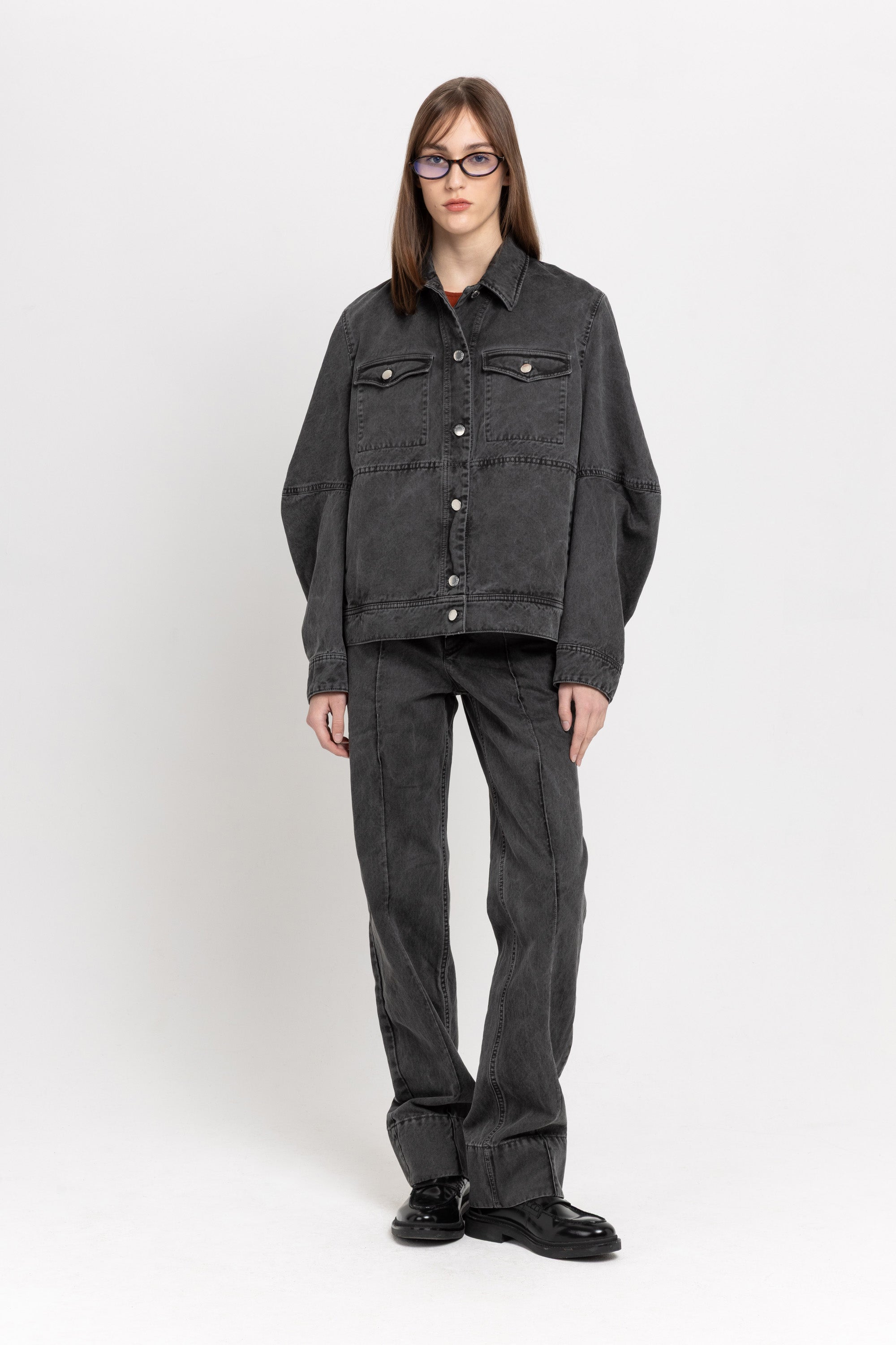 Anthracite denim jacket – NEHERA