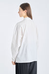 Off-white crispy poplin raglan sleeve shirt