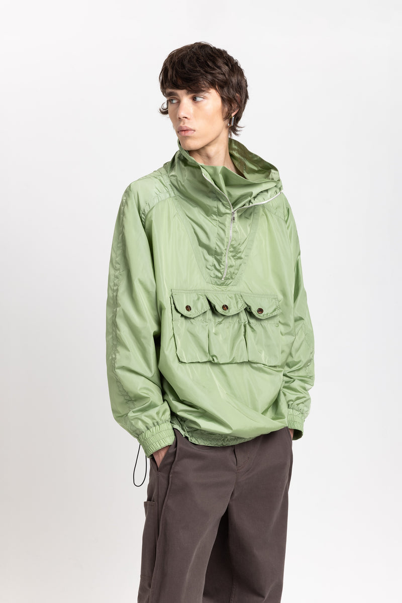 Willow green water repellent anorak
