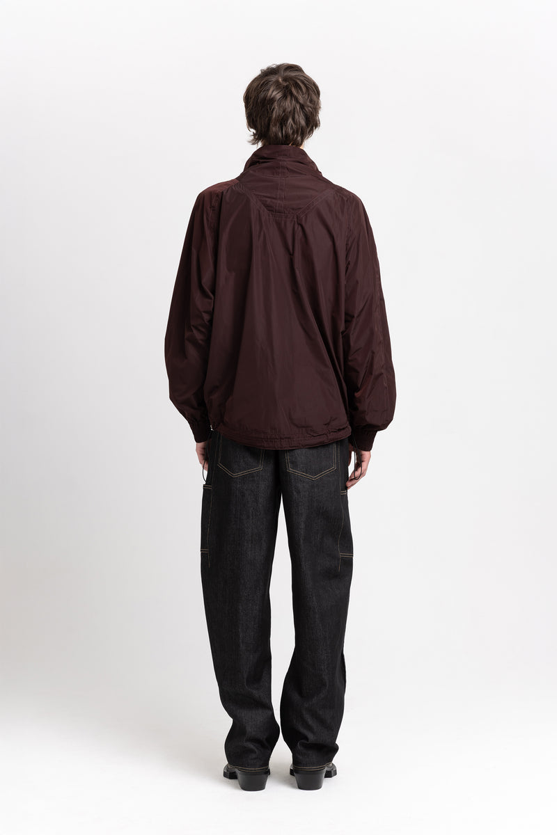 Wine red water repellent anorak