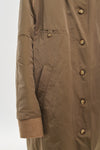 Beige reversible essential trench coat