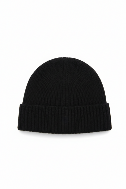 Black premium cashmere hat