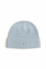 Cloud blue premium cashmere hat