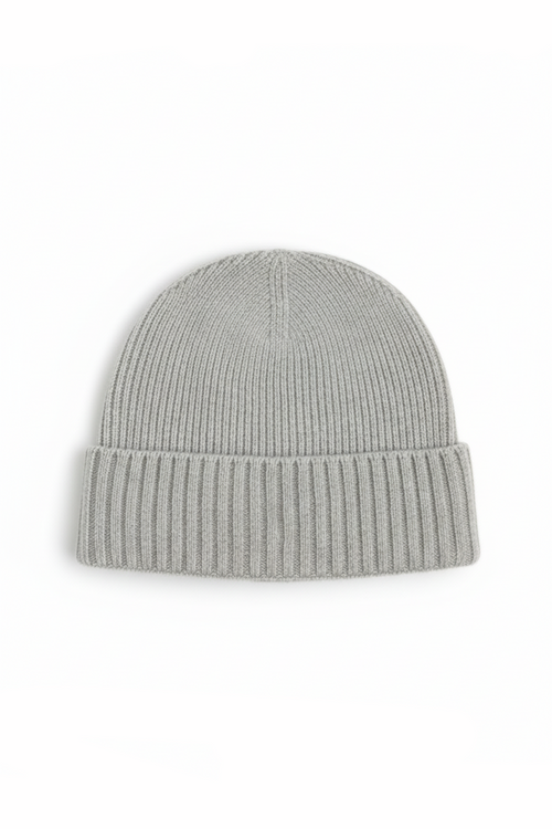 Grey premium cashmere hat