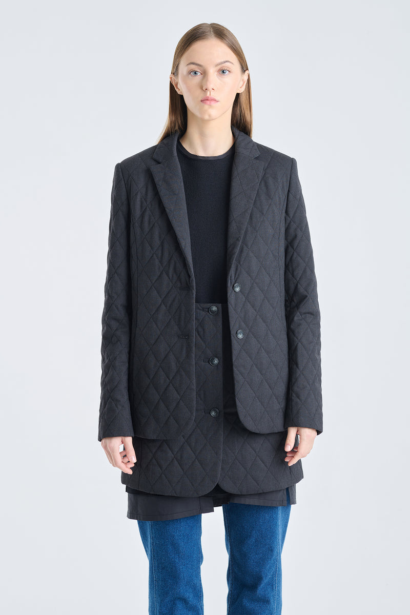 Antracit quilted jacket