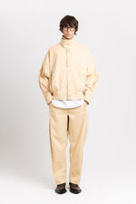 Butter beige soft touch cotton unisex urban jacket