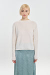 Ivory premium cashmere pullover