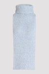 Cloud blue merino blend unisex chunky neck warmer