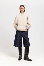 Desert dust cotton ''HEART'' hoodie