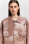 GONOE Brown denim unisex jacket