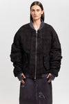 GONOE Anthracite unisex bomber jacket