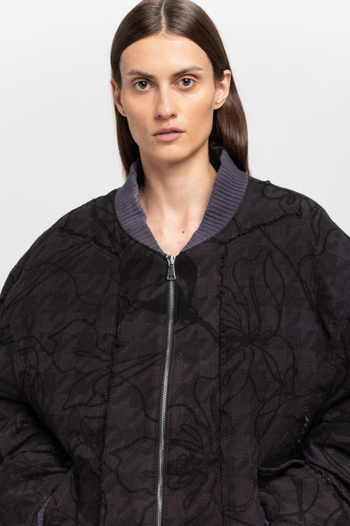 GONOE Anthracite unisex bomber jacket