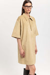 Olive soft alcantra dress