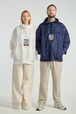 TATRY White tech taffeta windbreaker