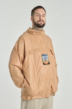 TATRY Caramel tech taffeta windbreaker