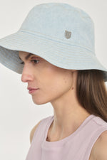 Light blue denim bucket hat