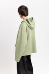 Willow green unisex hooded sweatshirt