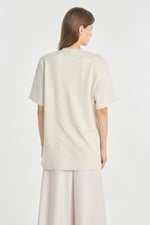 'RUG' natural vintage cotton jersey boxy t-shirt