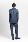 Spruce blue pinstripe soft wool tailored jacket
