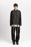 Black denim cotton stretch jacket
