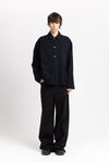 Dark blue & black corded cotton blend jacket