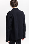 Dark blue & black corded cotton blend jacket