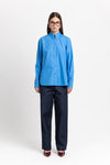 Cobalt blue luxury poplin regular fit shirt