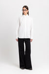 Off-white poplin regular fit shirt
