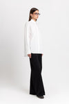 Off-white poplin regular fit shirt