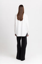 Off-white poplin regular fit shirt