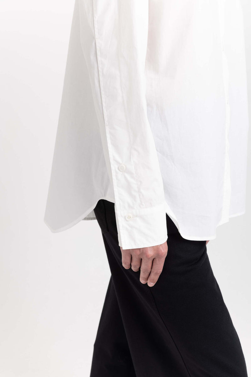 Off-white poplin regular fit shirt