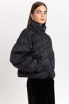 Black down two-piece jacket