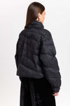 Black down two-piece jacket