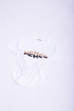 White jersey 'HIDE&SEEK LOGO REFLECTION' jersey t-shirt