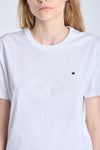 White cotton ''SPECIAL LOVE OPERATION'' jersey t-shirt